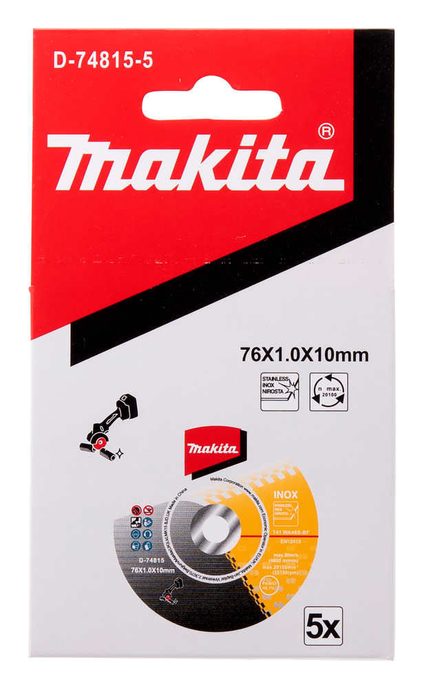 Makita Trennscheibe 76x1,0x10 mm