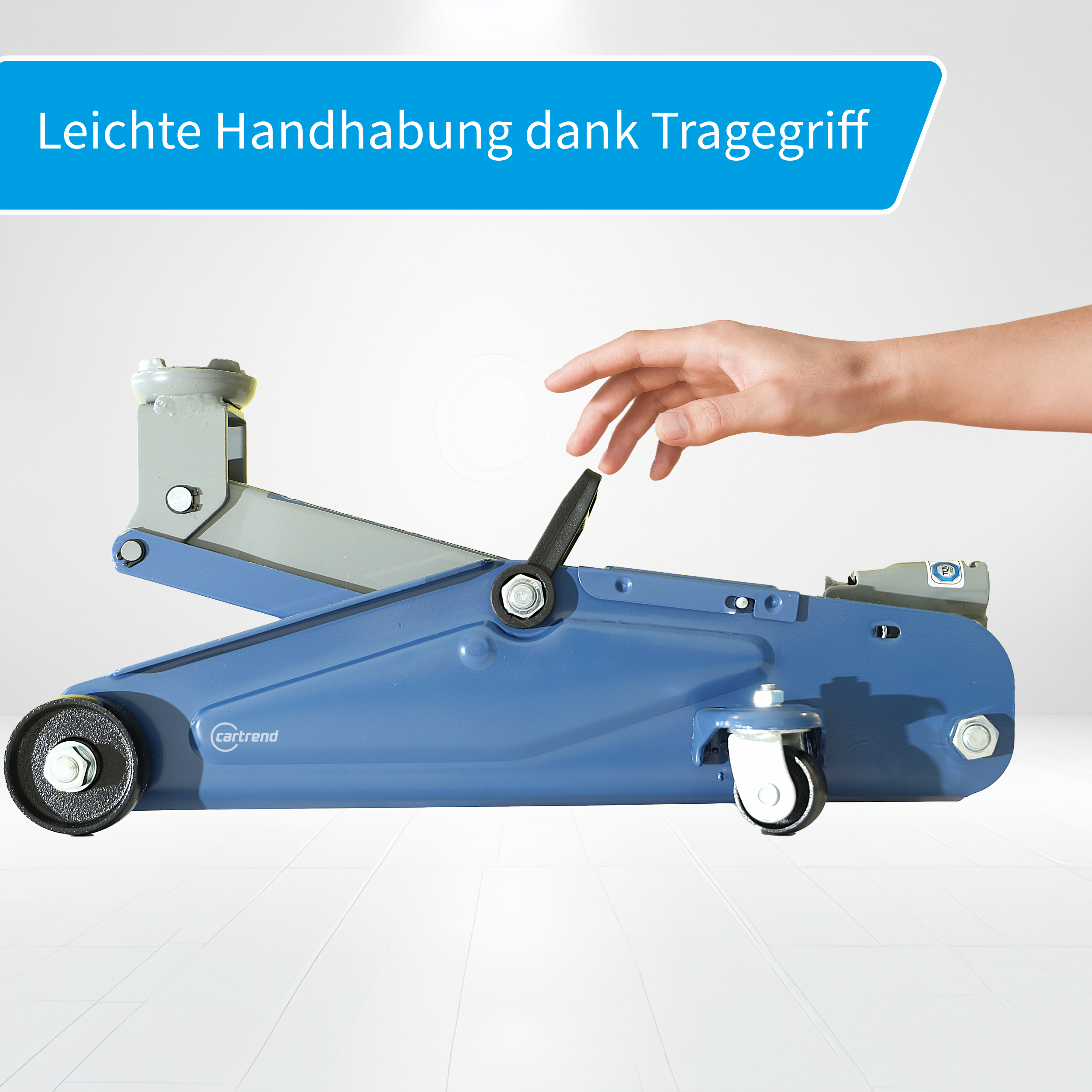 Cartrend Rangierwagenheber hydraulisch 2 t