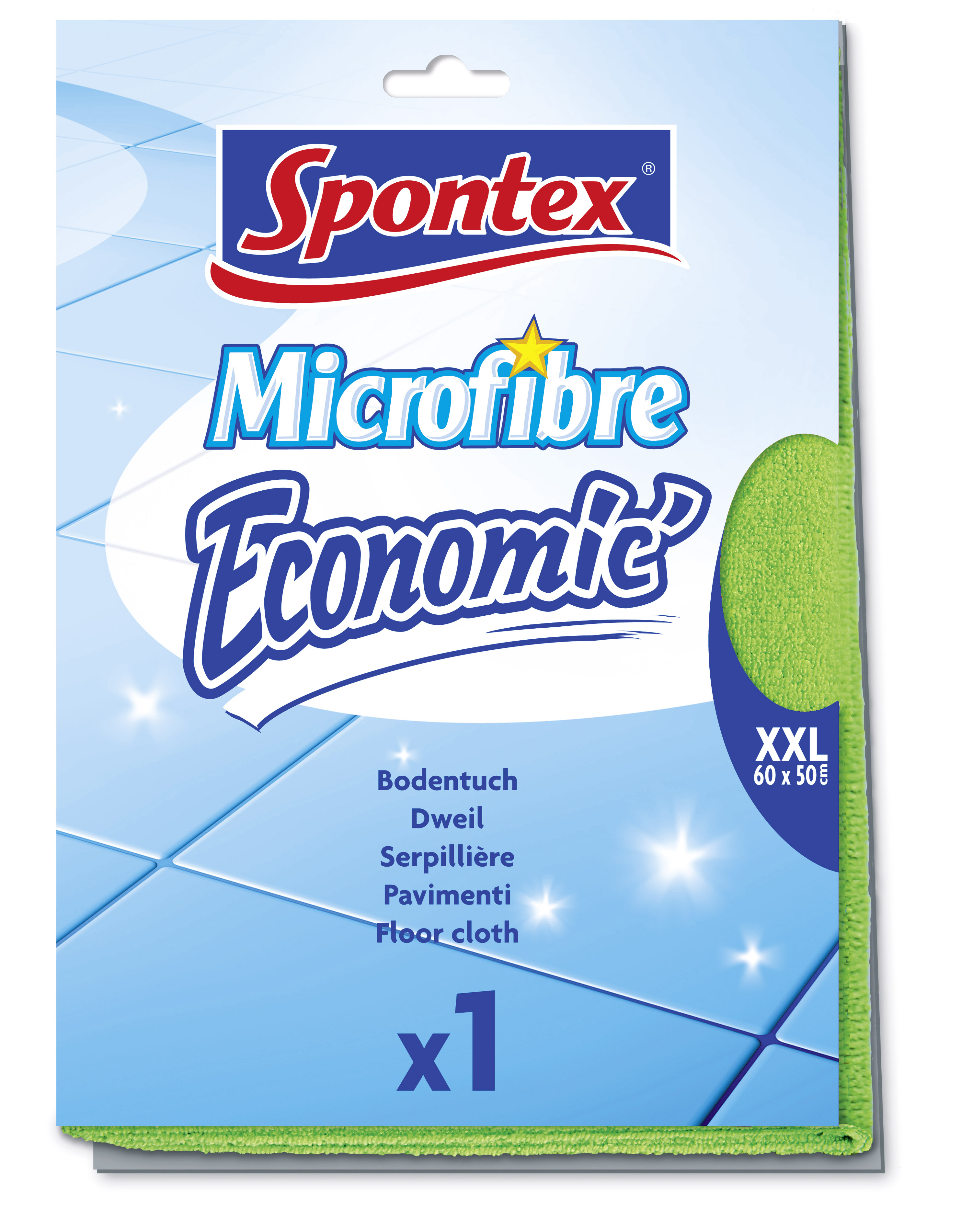 SPONTEX MICROFIBRE ECONOMIC BODENTUCH   