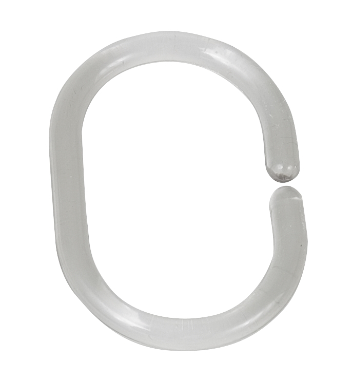 Schöner Wohnen Duschvorhangringe klein, transparent Schöner Wohnen Duschvorhangringe klein, transparent