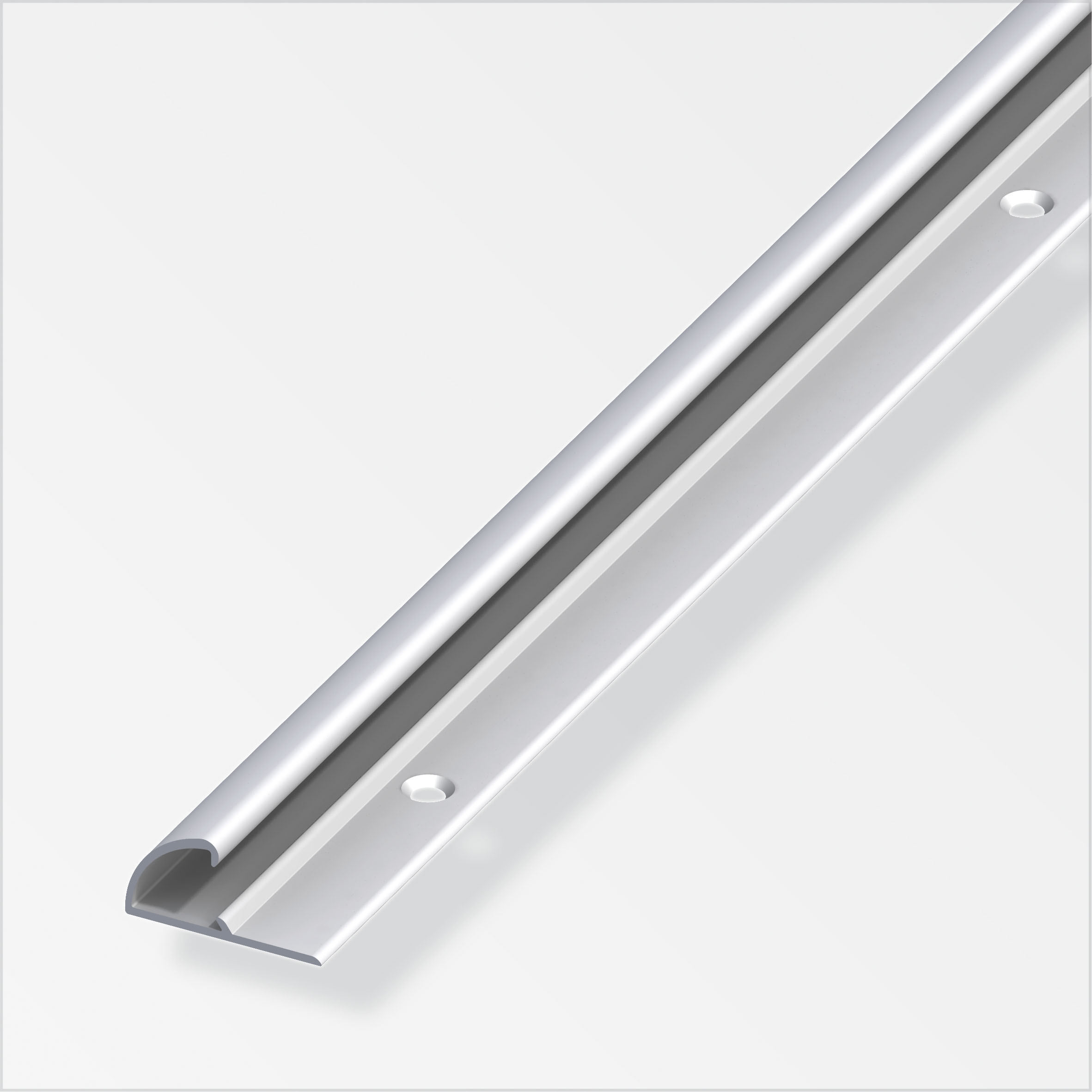 109858_Abschluss-Profil Alfer Abschluss-Profil 26 x 13 mm, silber