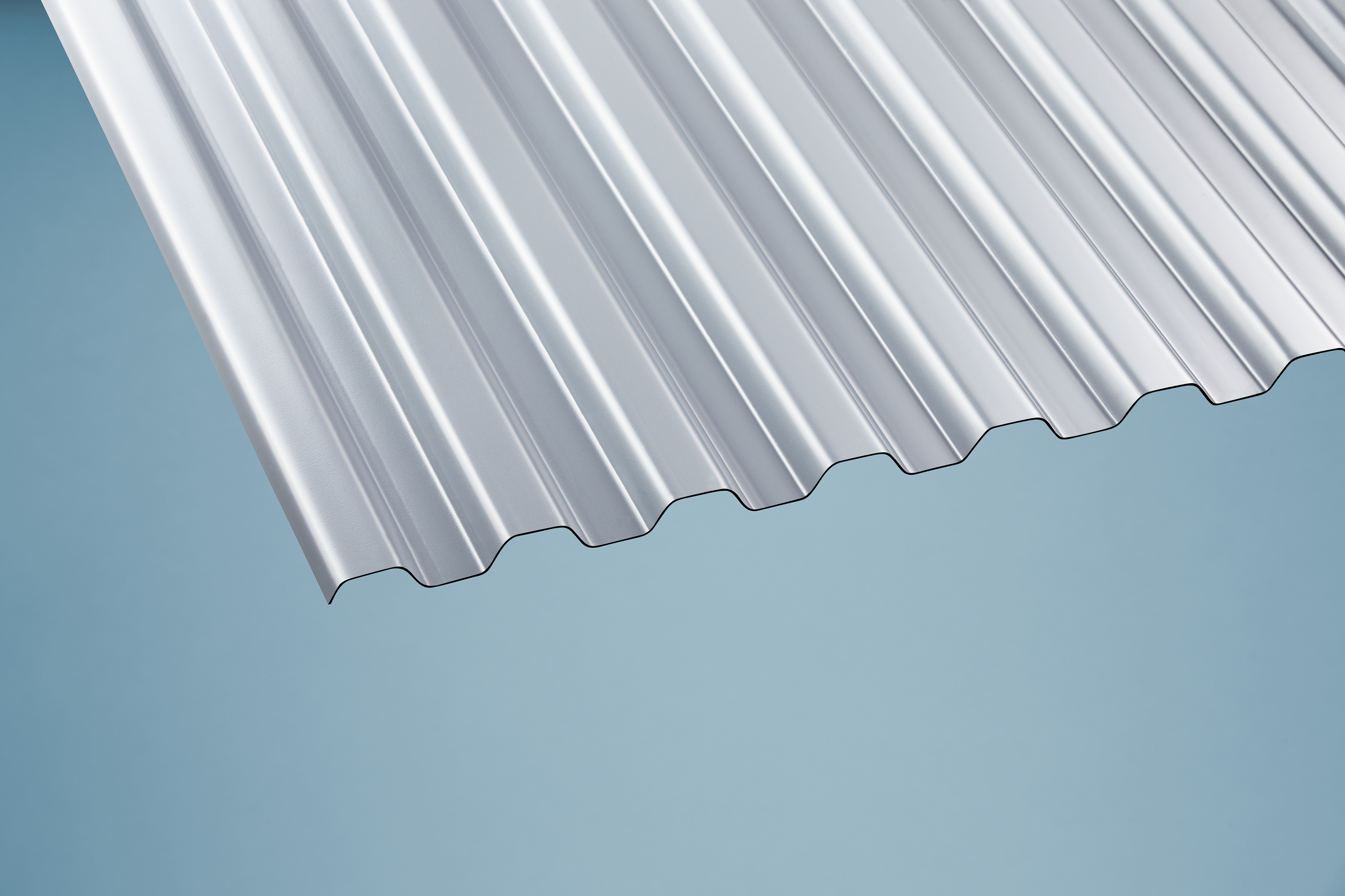 Gutta PVC Wellplatten Trapez 70/18, 2000 x 900 x 1,2 mm, grau Gutta PVC Wellplatten Trapez 70/18, 2000 x 900 x 1,2 mm, grau