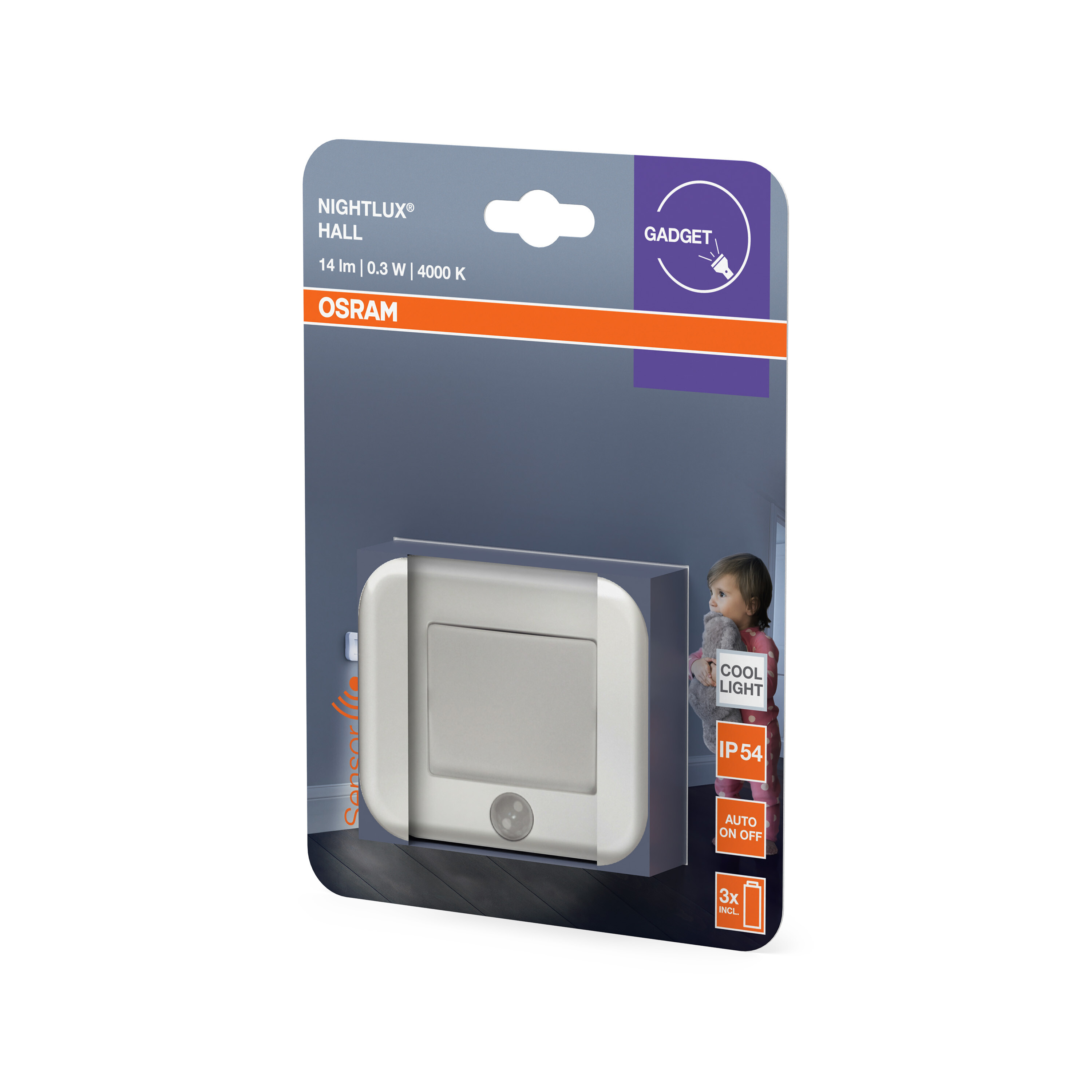 Osram Nachtlicht "Nightlux Hall", weiß