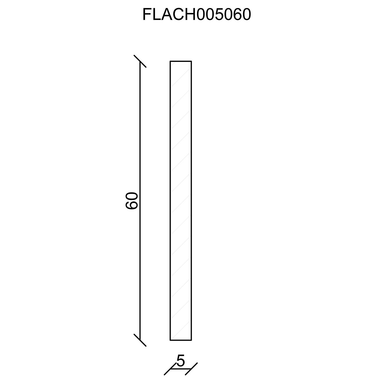 544209-Querschnitt Neuhofer Flachleiste, Fichte/Kiefer astrein roh