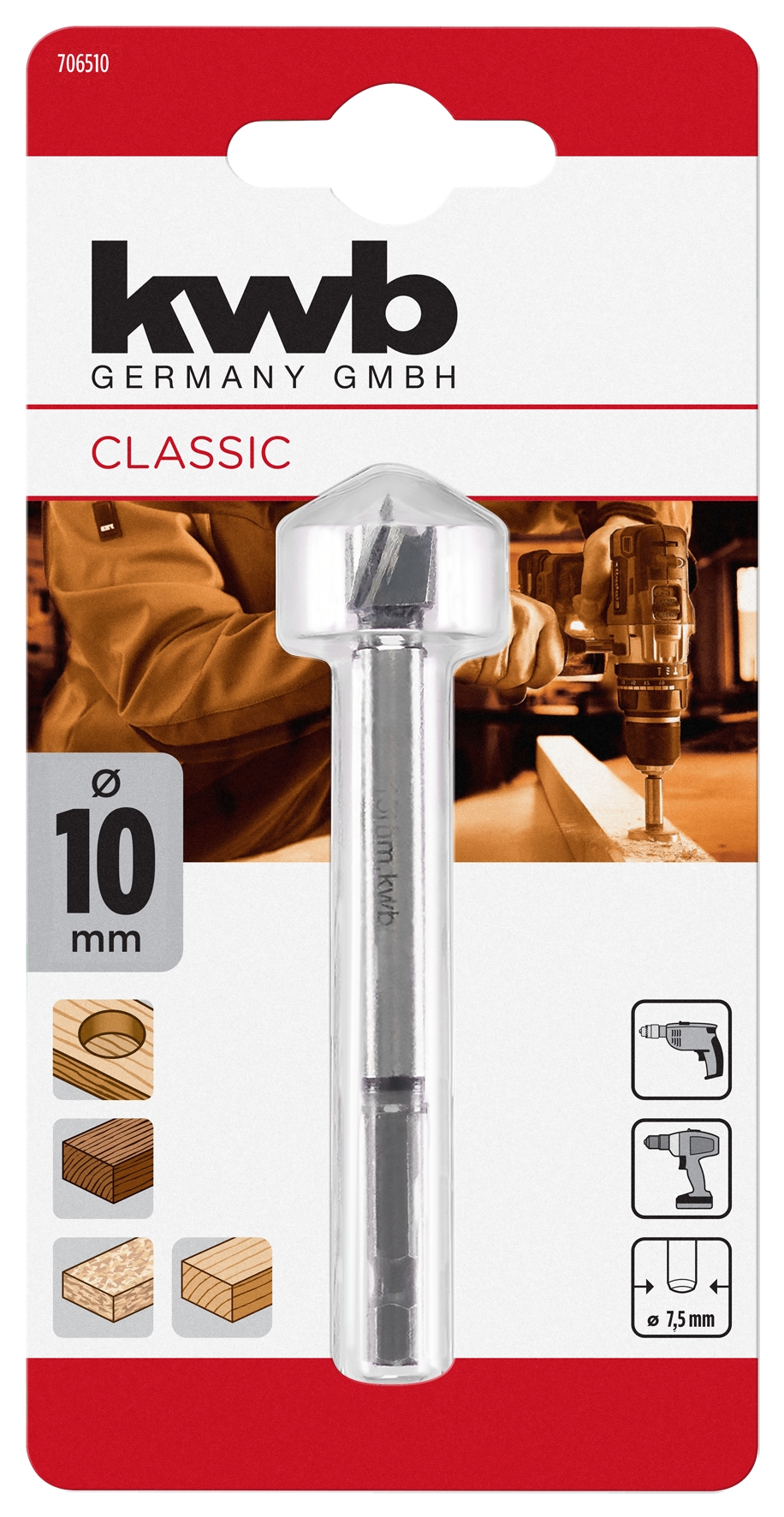 Kwb Forstnerbohrer 10 mm SB Kwb Forstnerbohrer 10 mm SB