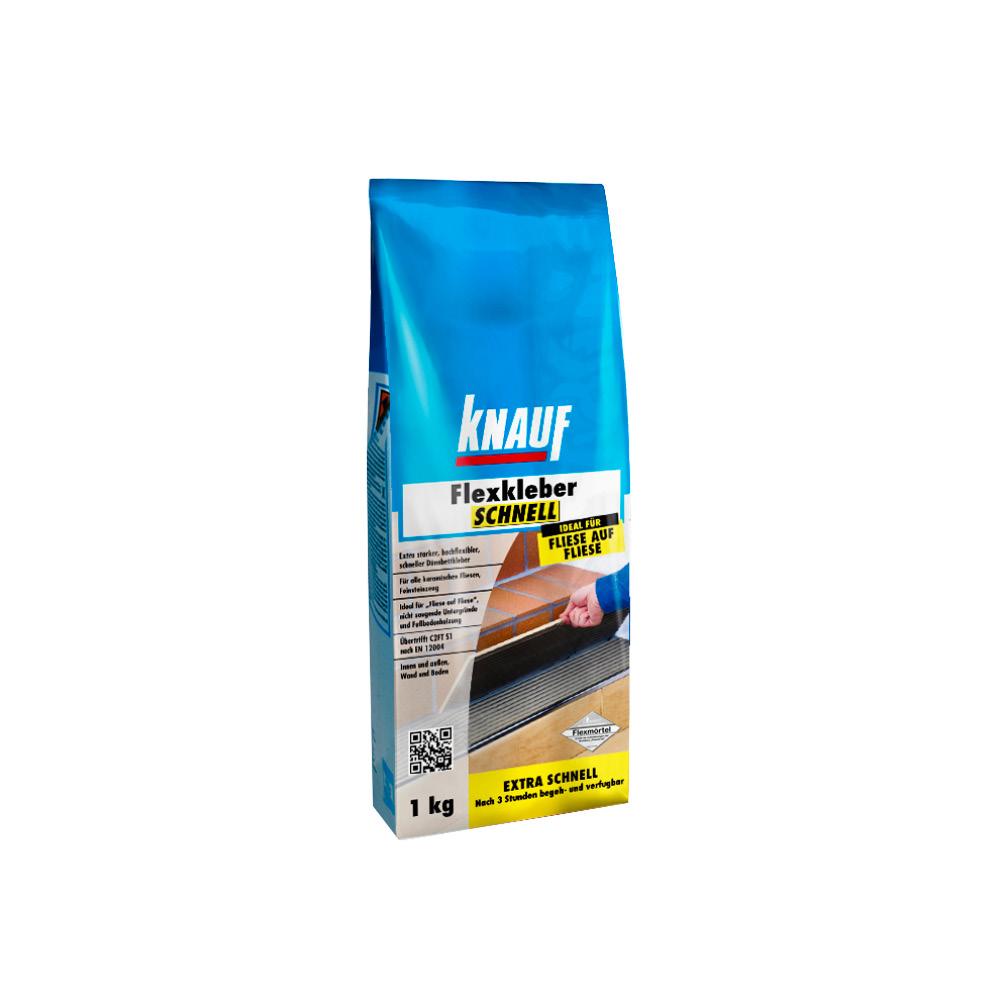 4006379073924-Flexkleber-Schnell-1kg Knauf Flexkleber schnell, 1 kg