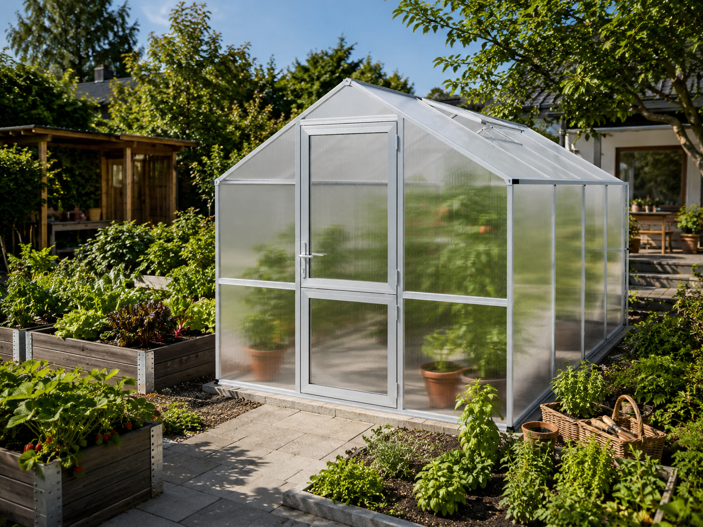 KGT Gewächshaus Rose IV, pressblank