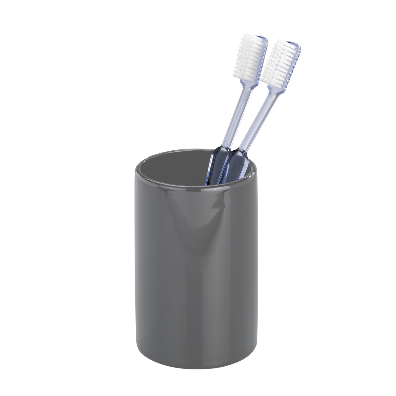 407410-Keramik-Zahnputzbecher-Mod-Polaris-grey_FS_01 WENKO KERAMIK ZAHNPUTZBECHER POLARIS GREY