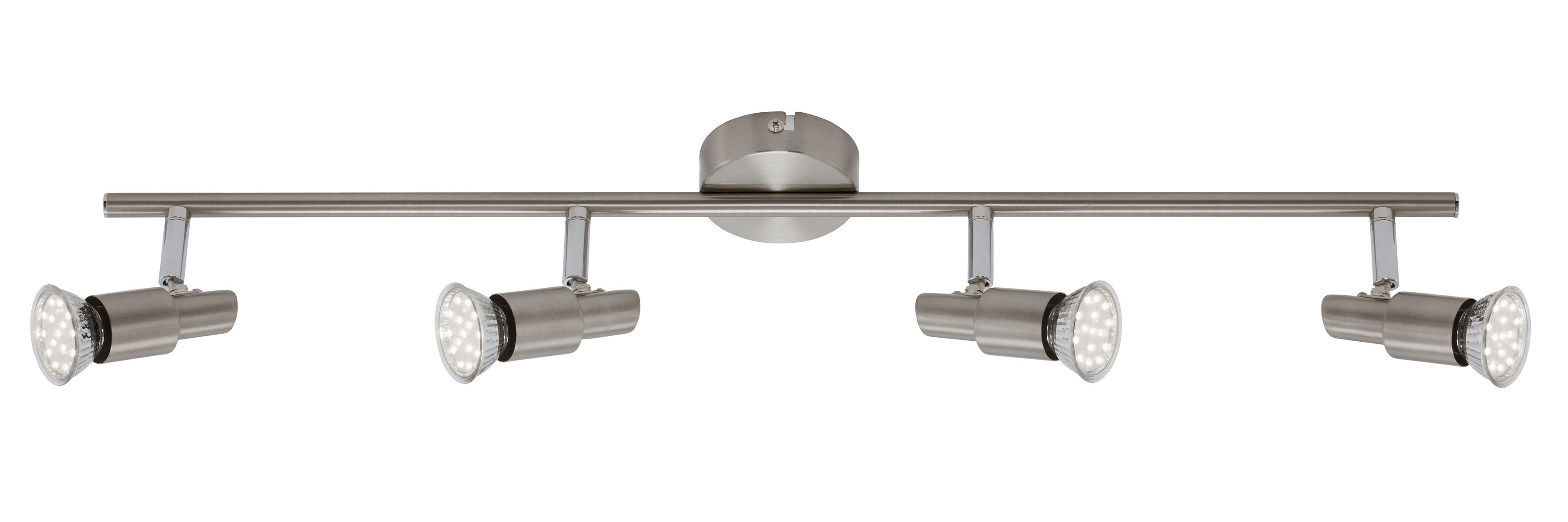 701953-1 BRILONER SCHIENE 4XGU10 3W MATT-NICKEL