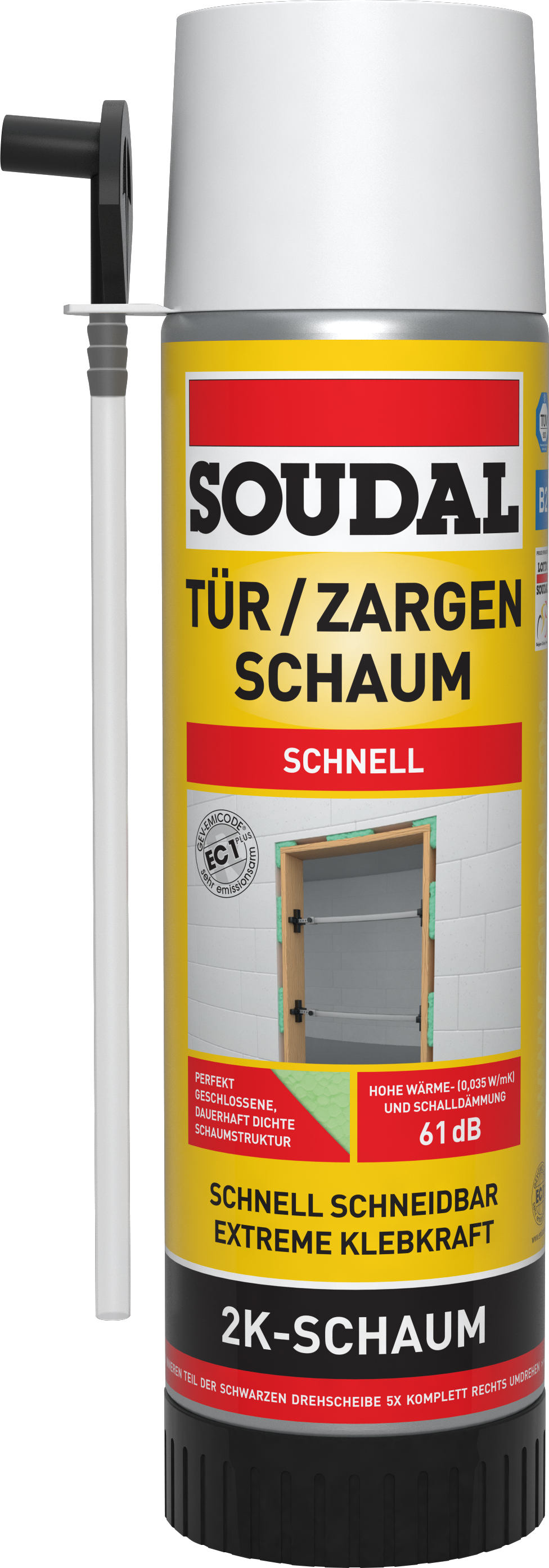 Soudal 2K Zargenschaum B2, 400 ml Soudal 2K Zargenschaum B2, 400 ml