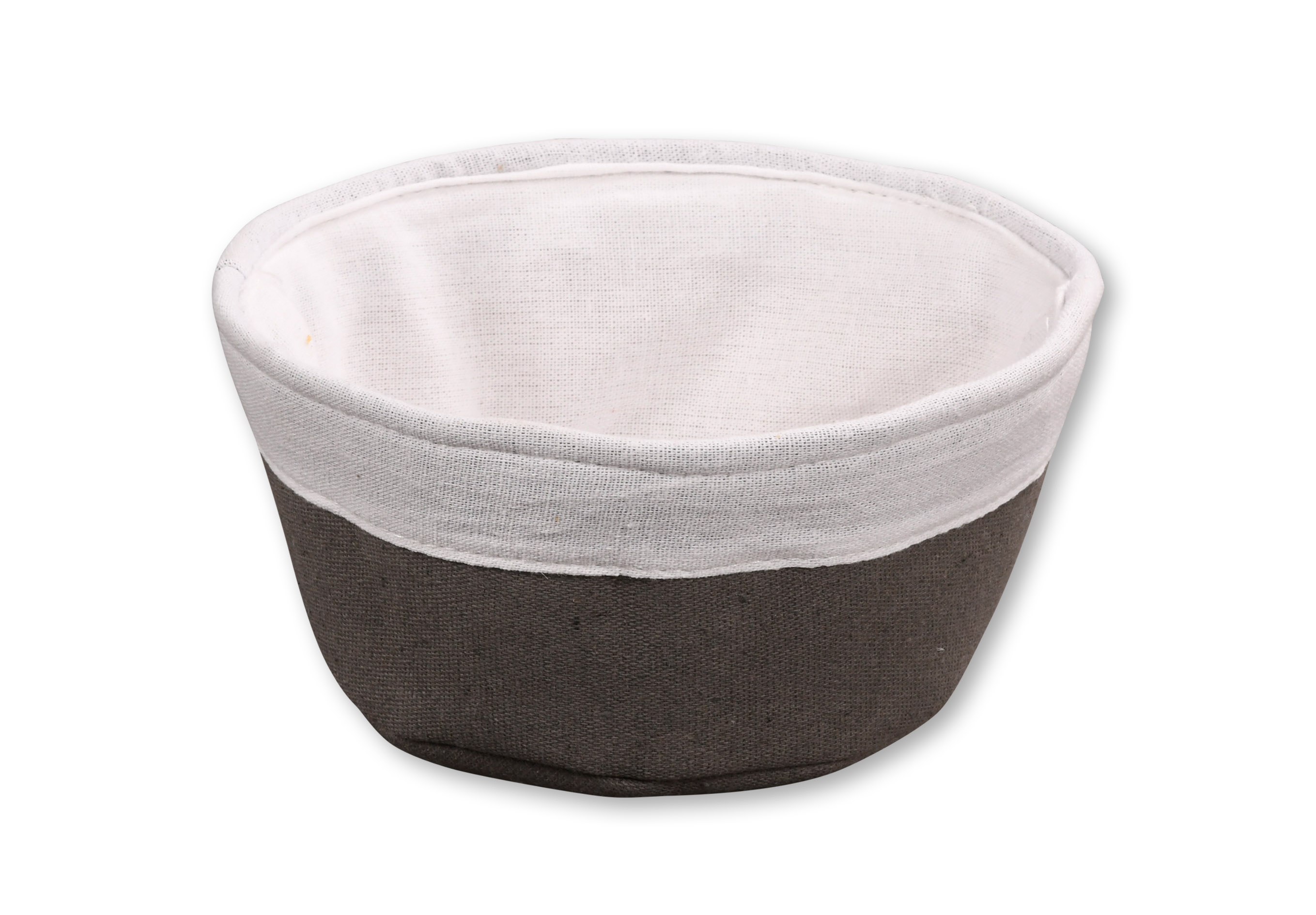 Kesper Brotkorb, Baumwolle, grau, Ø 20 cm / Höhe: 9 cm Kesper Brotkorb, Baumwolle, grau, Ø 20 cm / Höhe: 9 cm