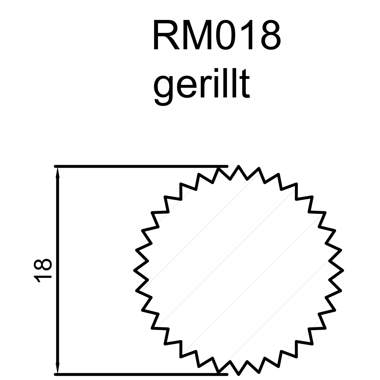 Neuhofer Rundstab, 1,8 cm