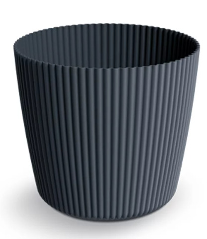 Prosperplast Blumentopf Milly Rund, Ø 29,2 cm, anthrazit