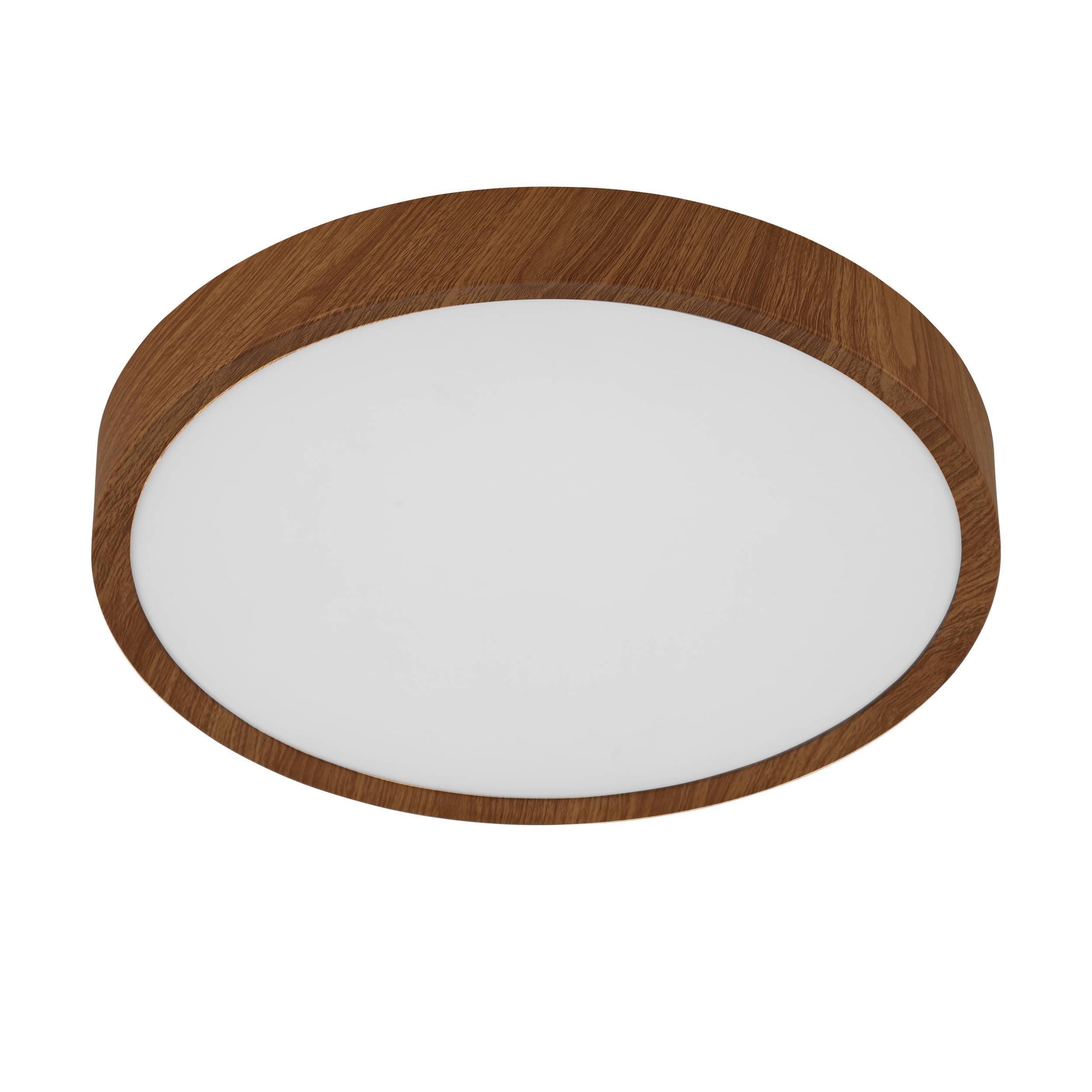 791217 Eglo Deckenleuchte, Ø34 holzoptik/weiß, MUSURITA