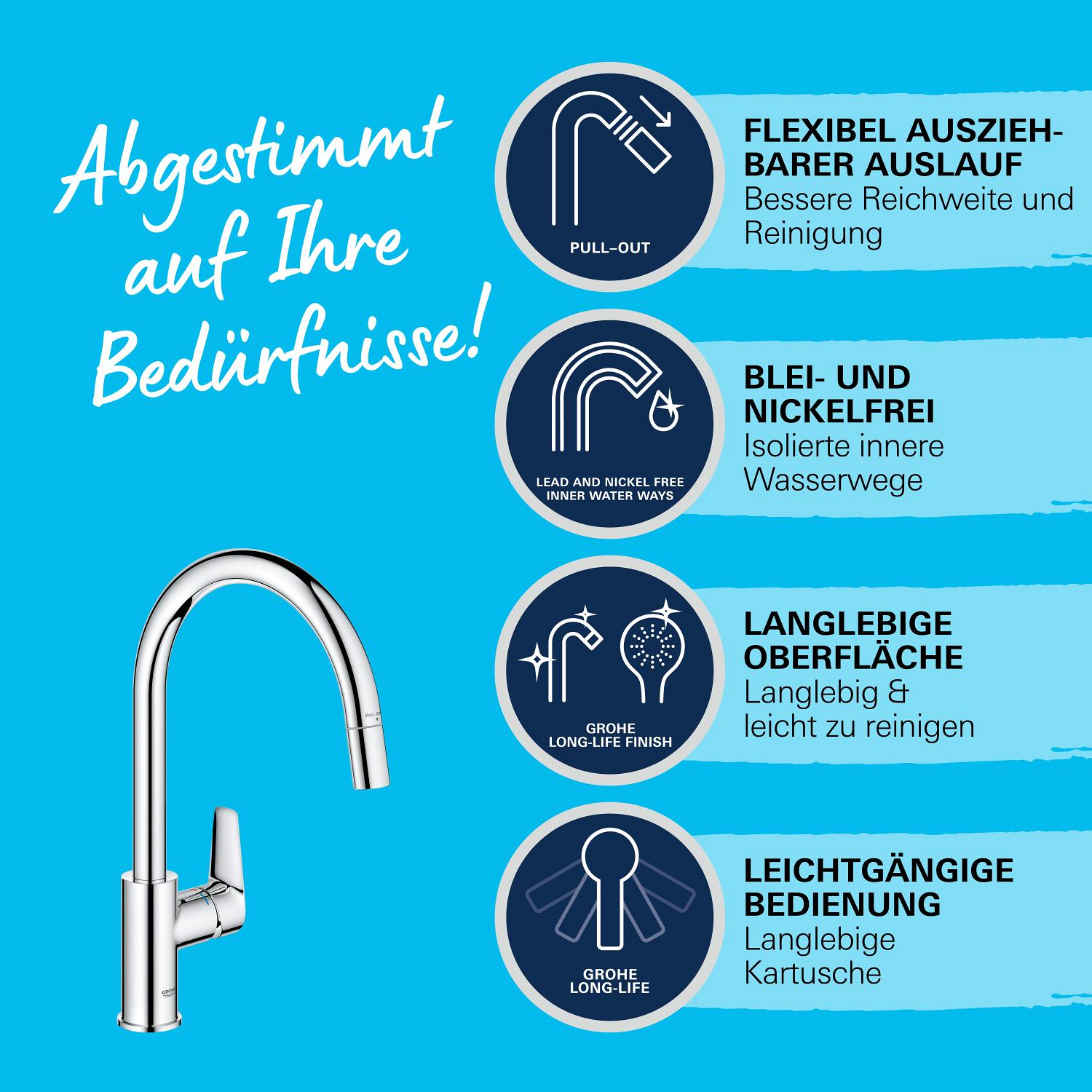 Grohe StartEdge Einhand-Spültischbatterie, 1/2"