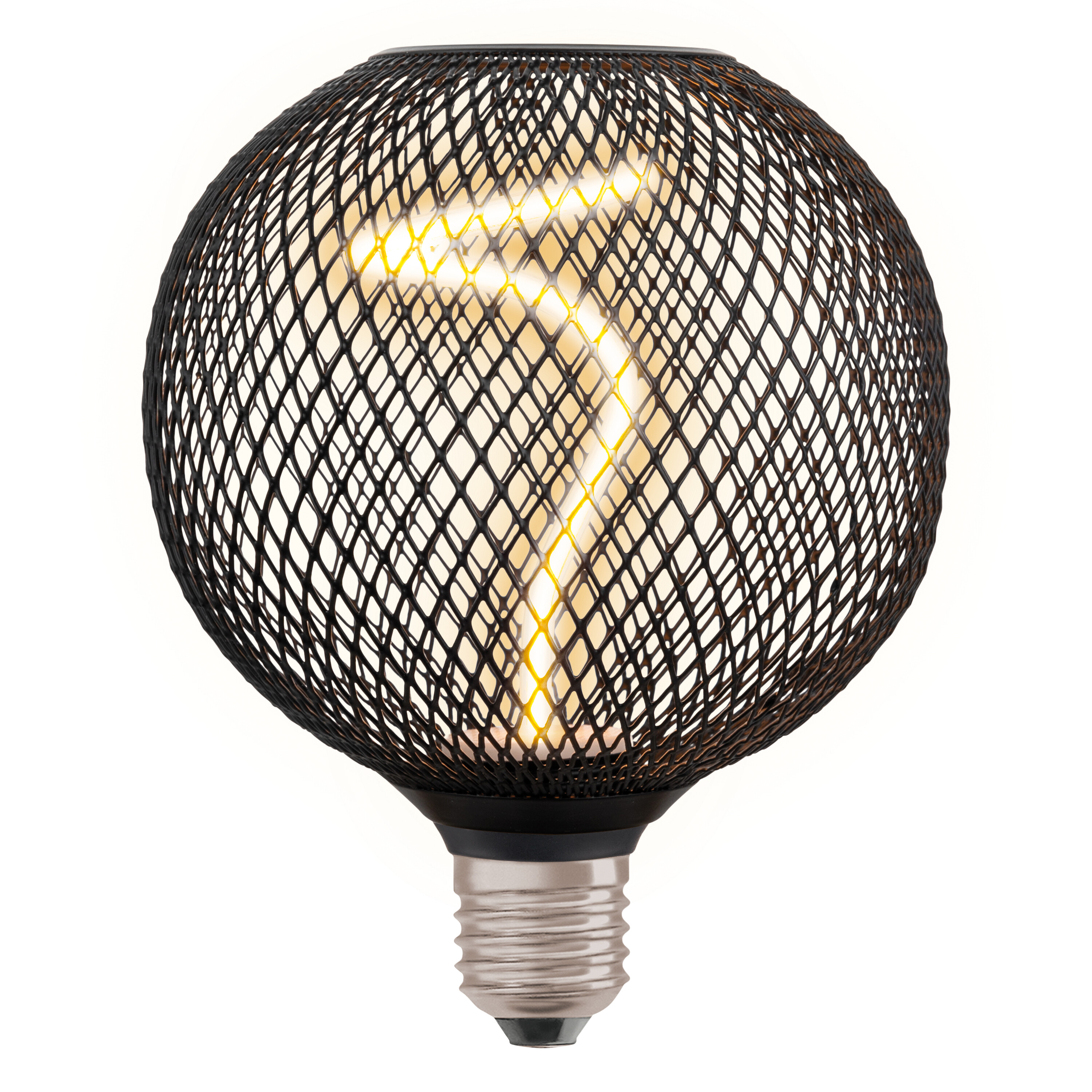 Osram LED Leuchte Globe, schwarz, warmweiß, E27