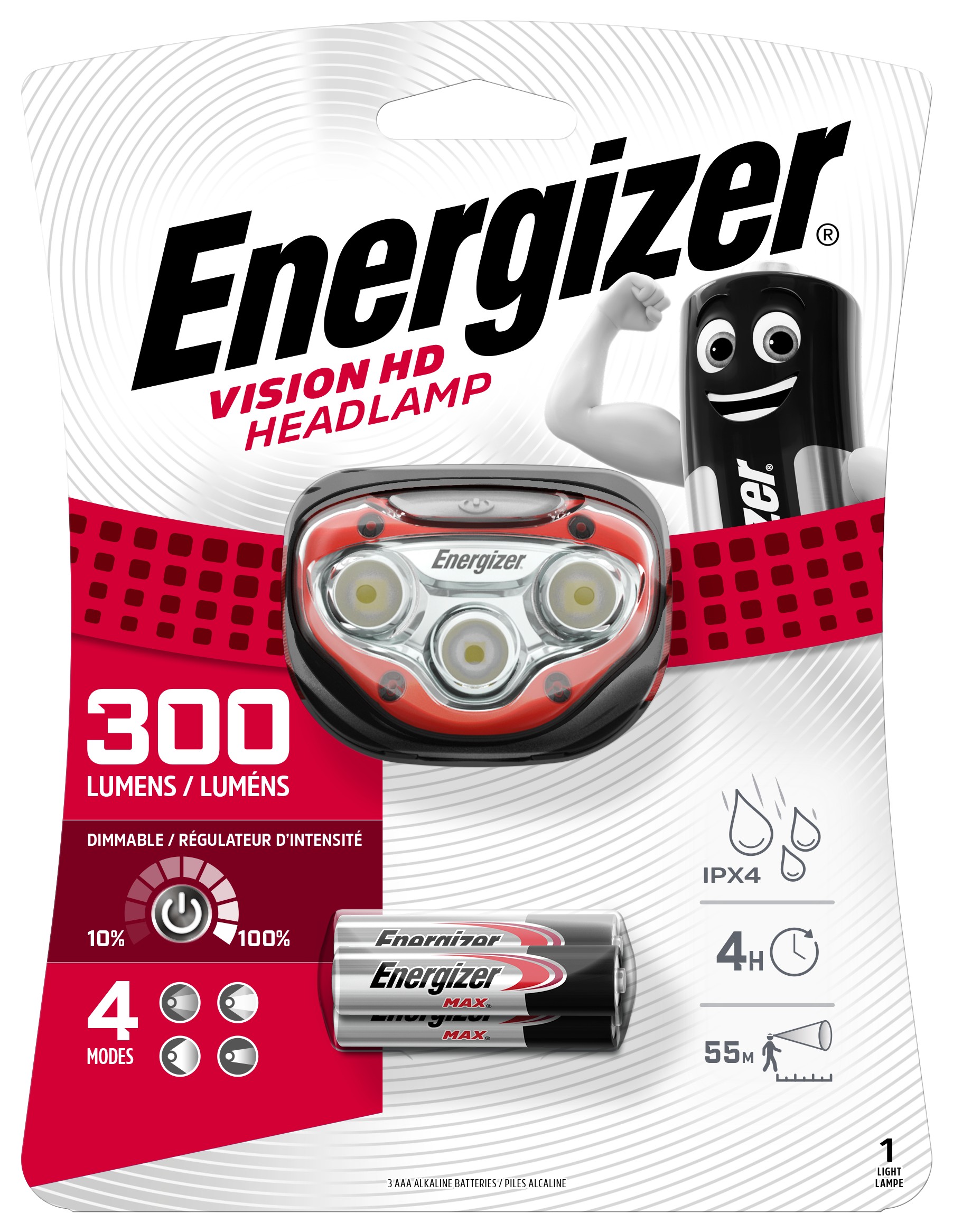 7638900316377 ENERGIZER TASCHENLAMPE VISION HD KOPFLAMPE 150 LUMEN