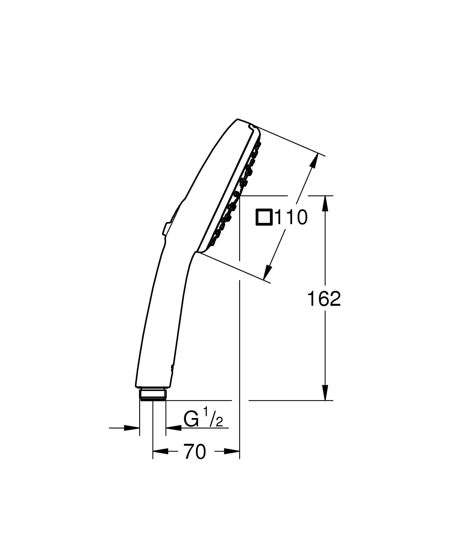 Grohe Handbrause Vitalio Comfort 110 Grohe Handbrause Vitalio Comfort 110