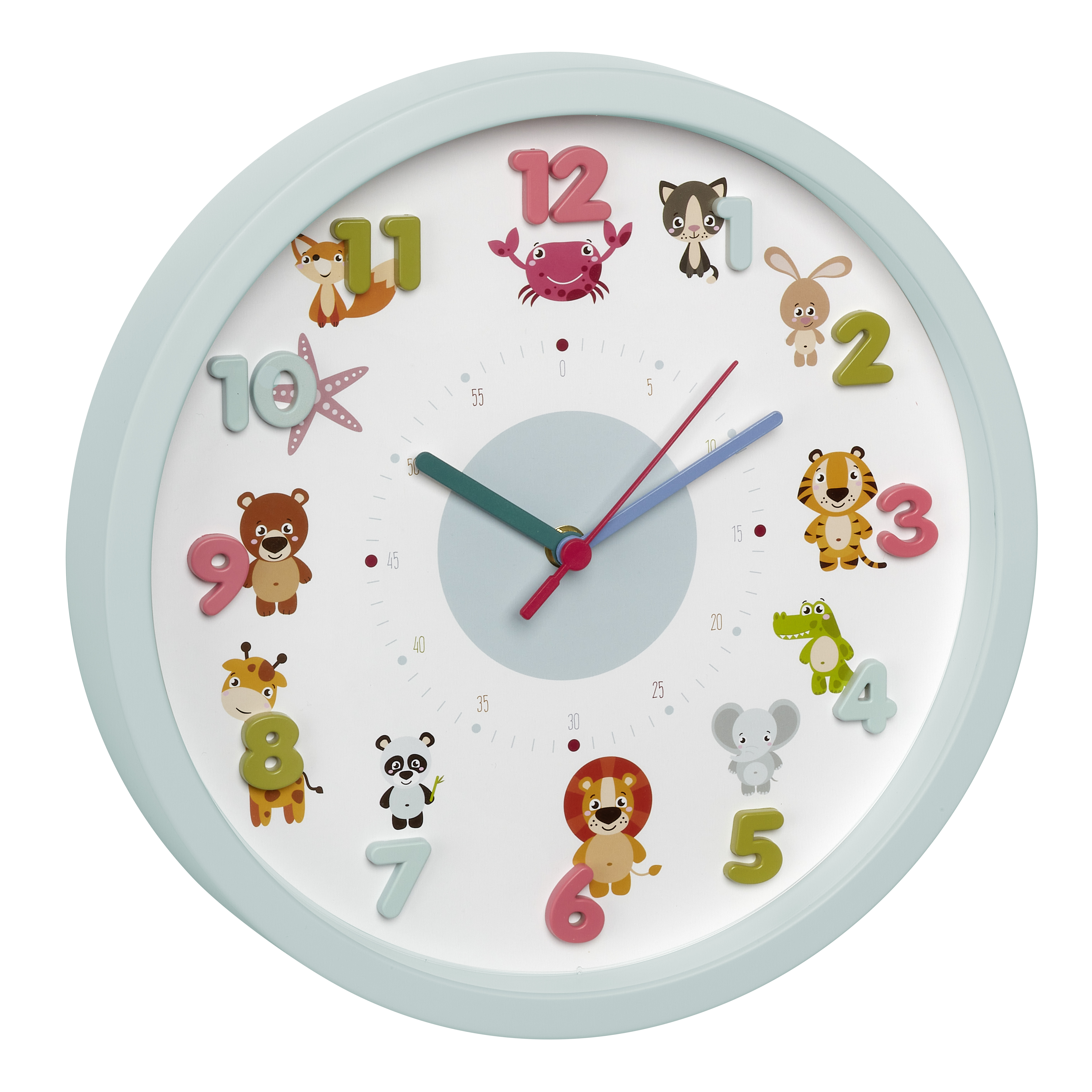 TFA Kinder-Wanduhr LITTLE ANIMALS 60.3051.14 TFA Kinder-Wanduhr LITTLE ANIMALS 60.3051.14
