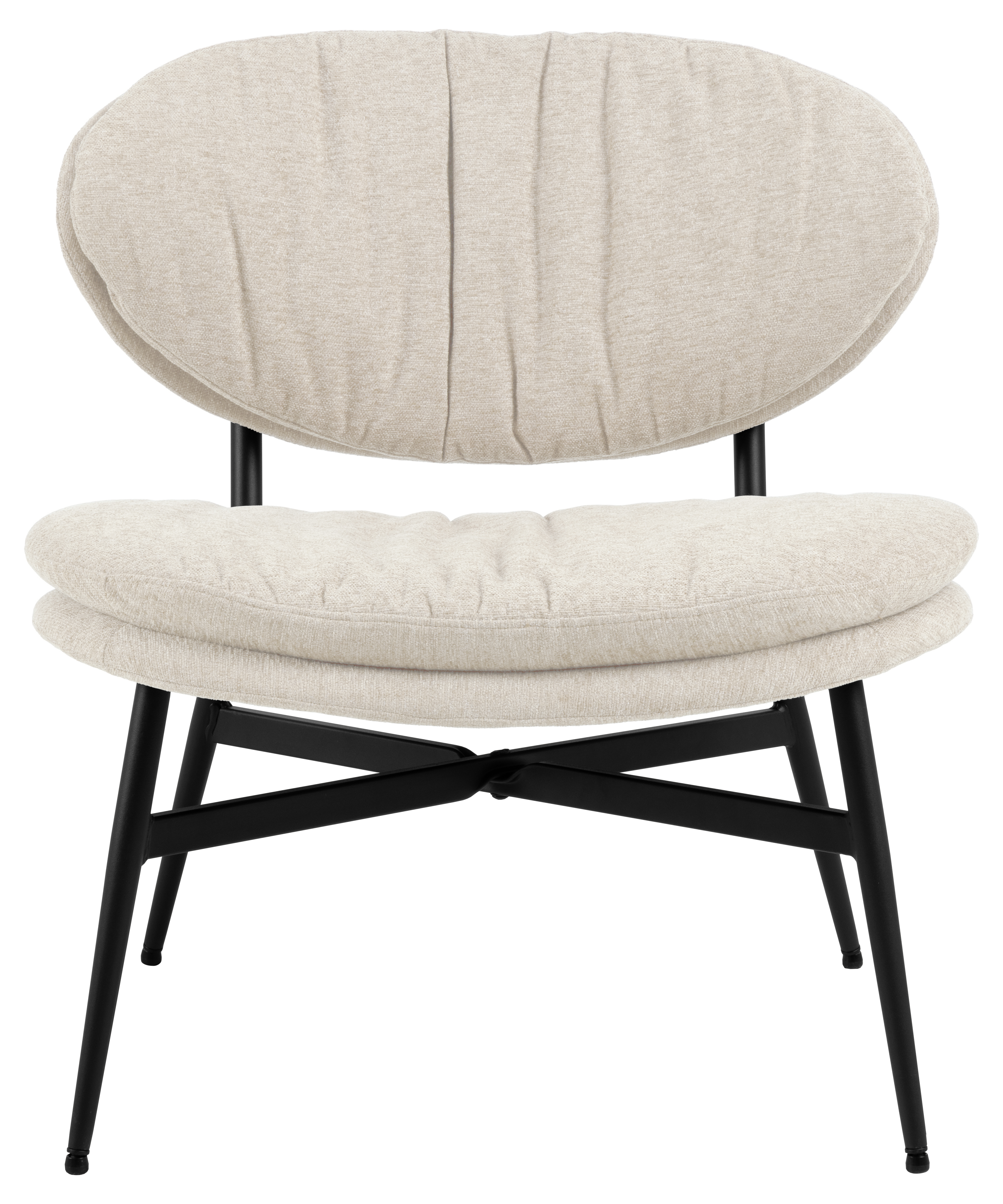 Actona Burma Loungestuhl, Apia Stoff beige 