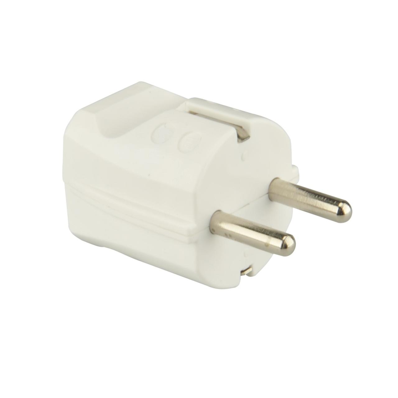 129444  SCHUKO-STECKER PVC,ZENTR.EINFÜHR.