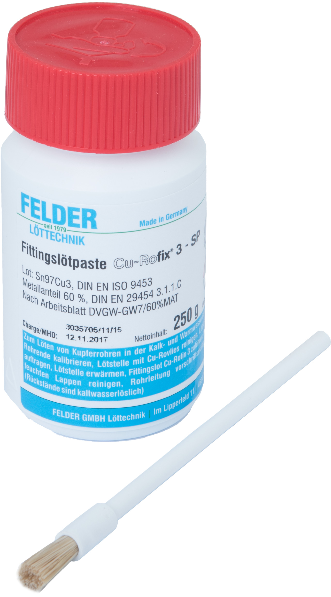   WEICHLOT METALLPASTE3 250 G