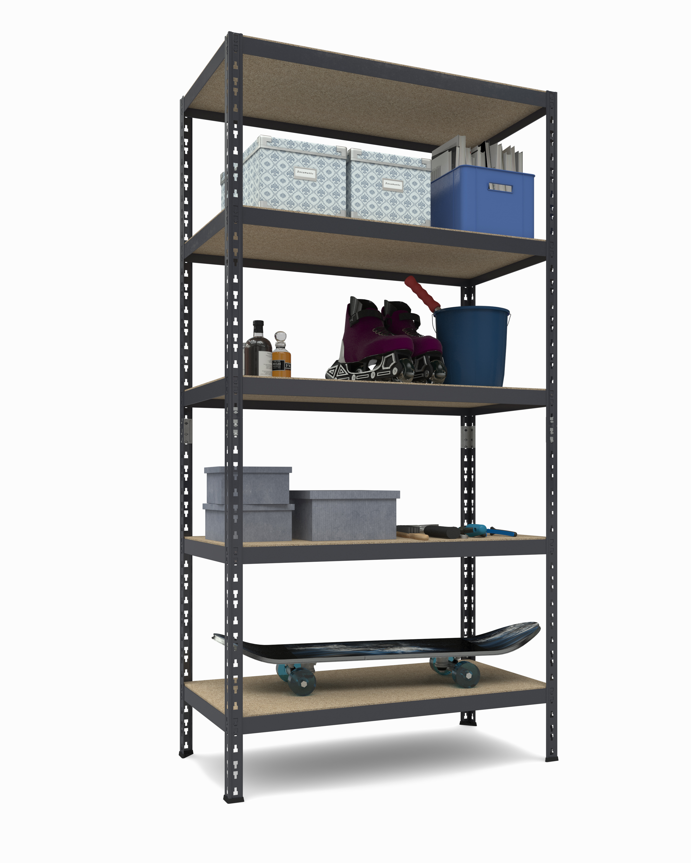 TKT Schwerlastregal 180 x 92 x 46 cm, anthrazit TKT Schwerlastregal 180 x 92 x 46 cm, anthrazit