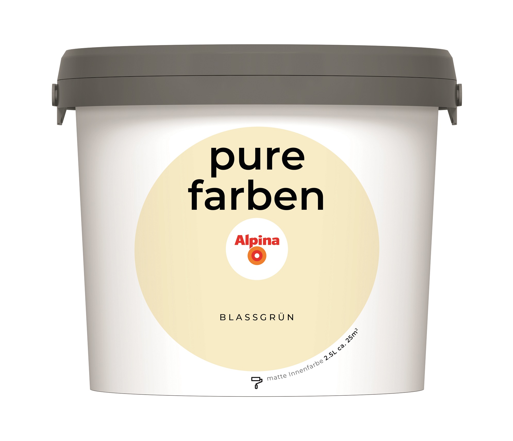Alpina Pure Farben Blassgrün, 2,5 Liter