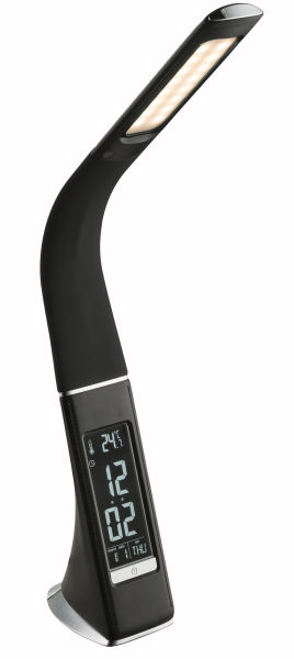 58334_a_600x600 Globo Tischleuchte, 6,5W 240LM, Leder/schwarz, Touchdimmer
