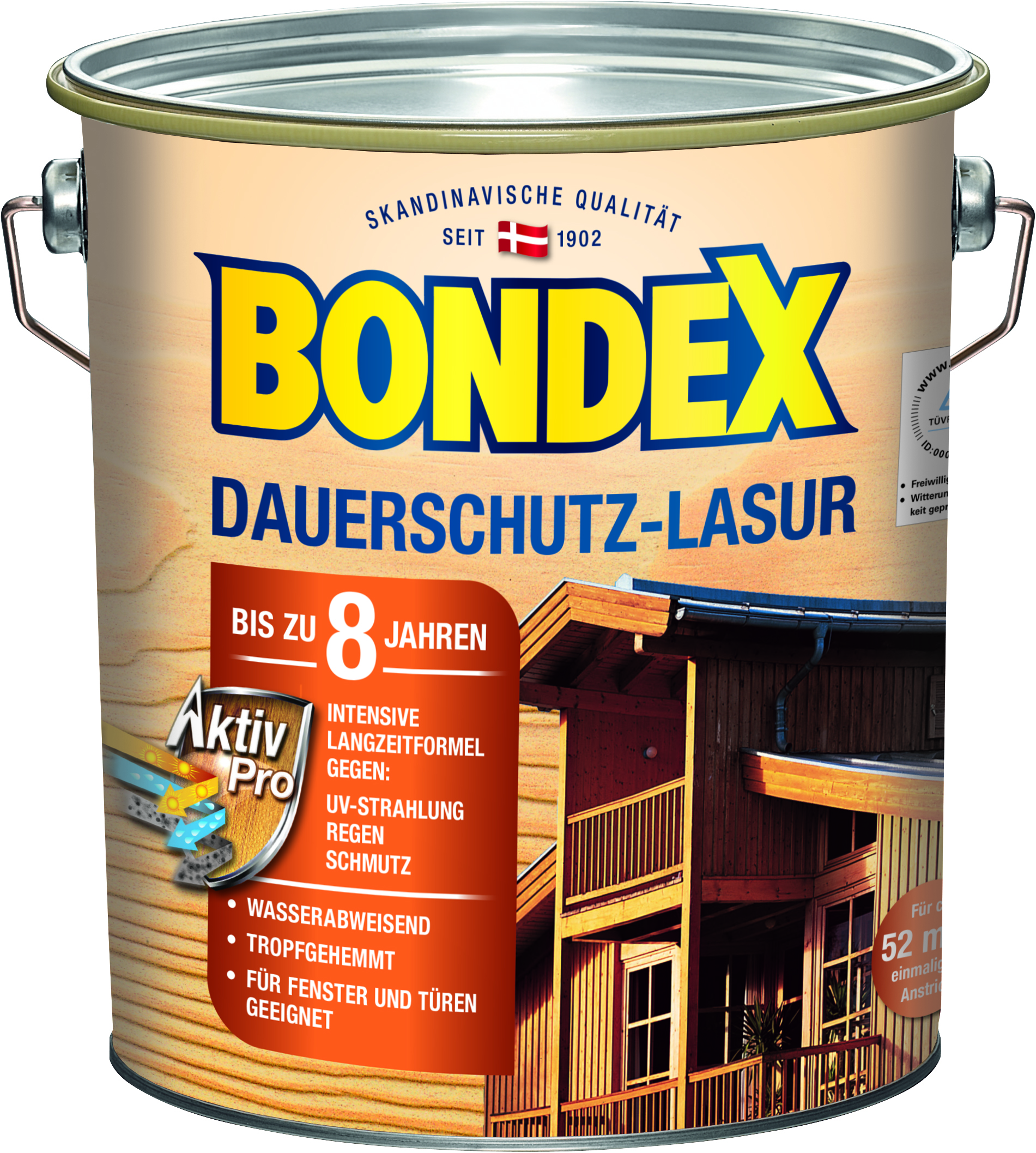 Bondex Dauerschutz-Lasur Nussbaum, 4L