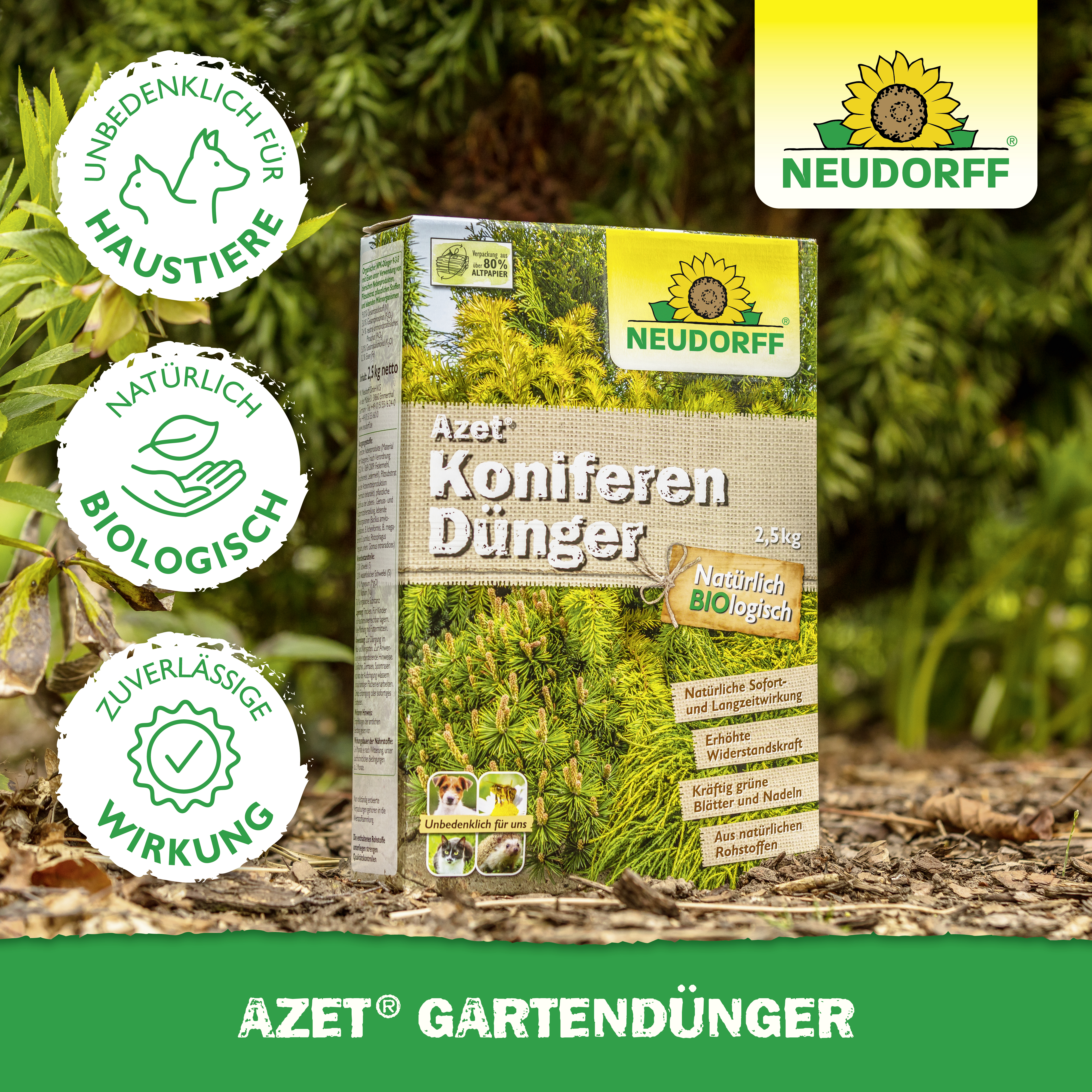 Neudorff Azet KoniferenDünger, 2,5 kg
