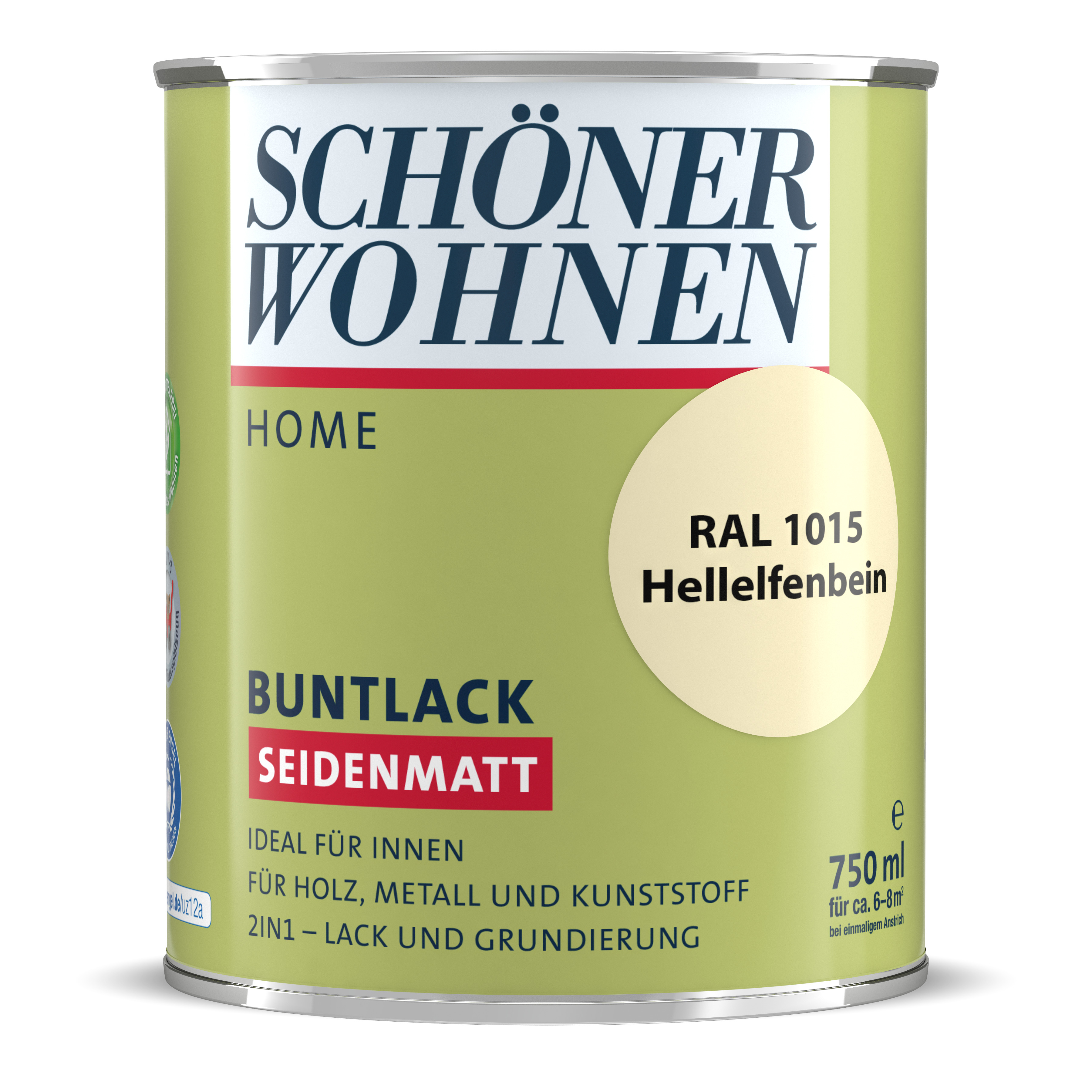 Schöner Wohnen Home Buntlack, seidenmatt, hellelfenbein