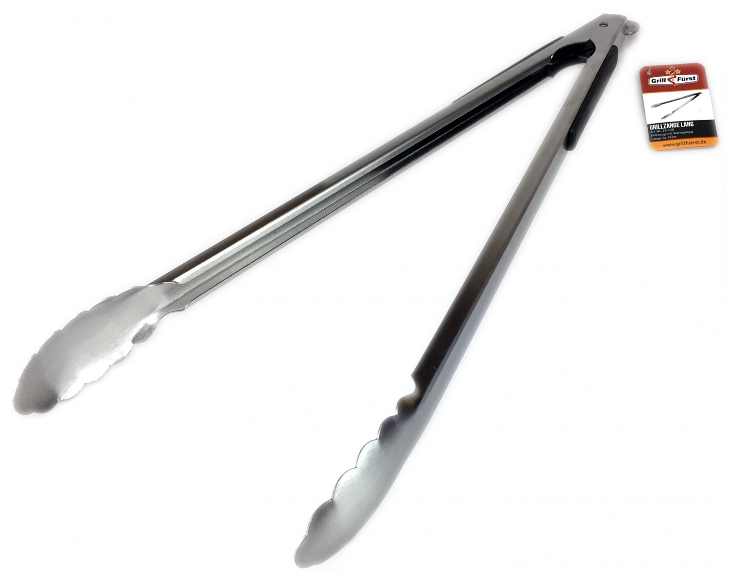 Grillfürst Edelstahl Grillzange, 54 cm