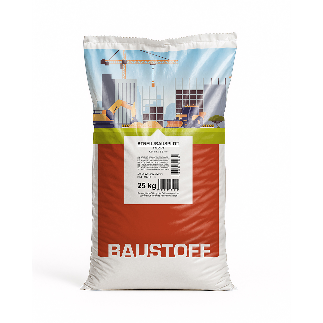 Min2C Streu-/Bausplitt 2-5, feucht, 25 kg