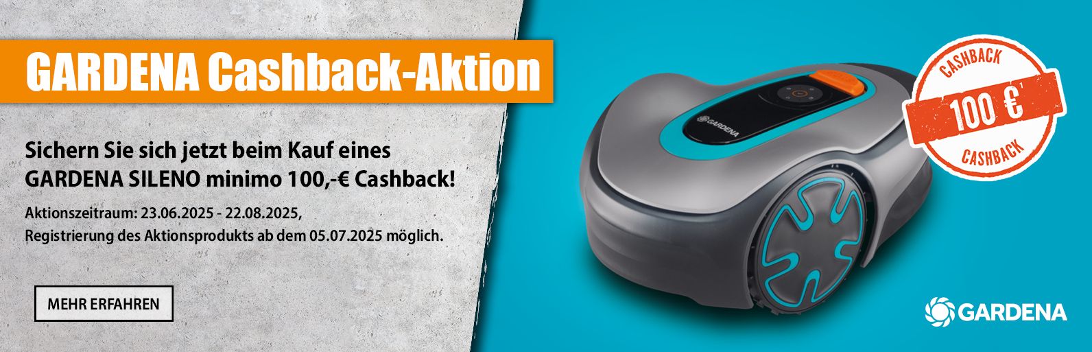 GARDENA Mähroboter Aktion